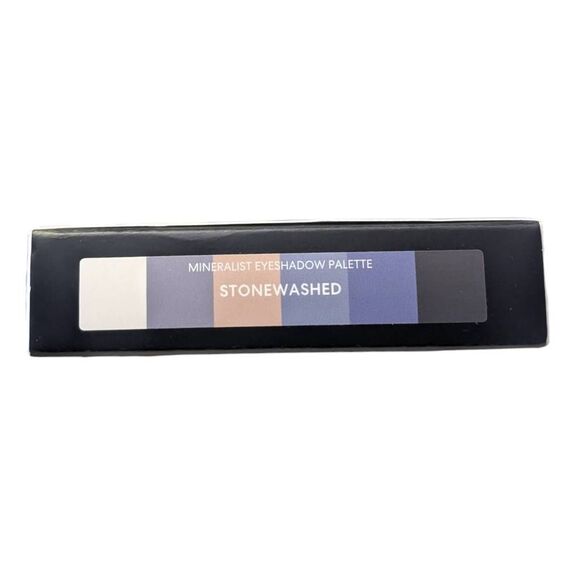 bareMinerals Mineralist Eyeshadow Palette Stonewashed Six Colors Blue Vegan - Picture 3 of 6